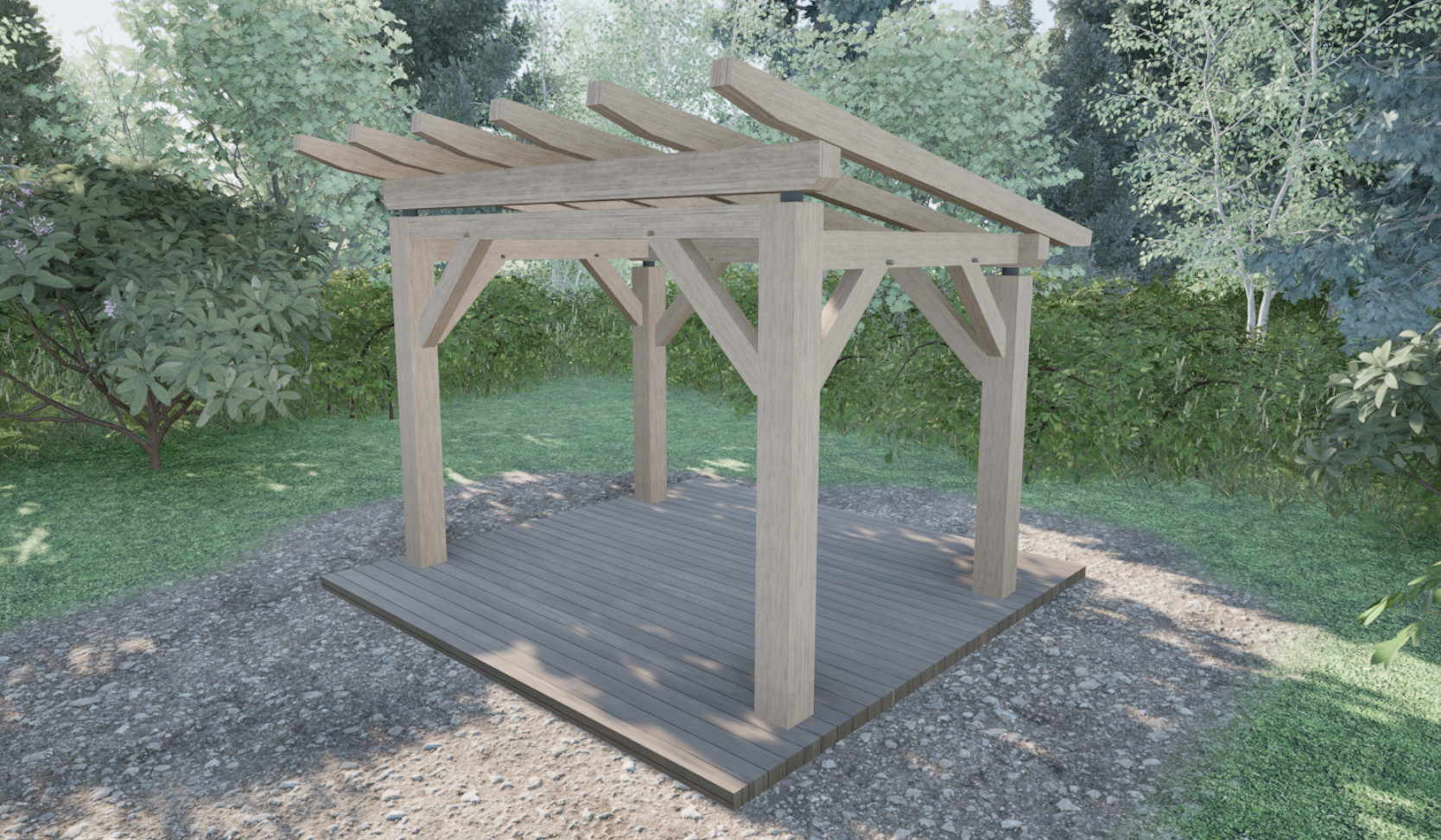 8x12 shed roof timber frame